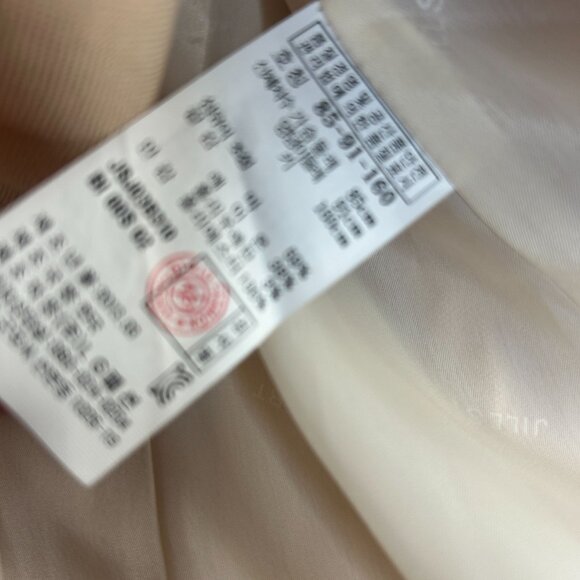 Jill Stuart Womens Beige Linen Blazer Jacket Size 8 Made In Italy - Picture 4 of 12